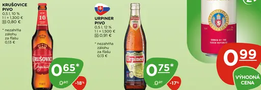 Krušovice pivo