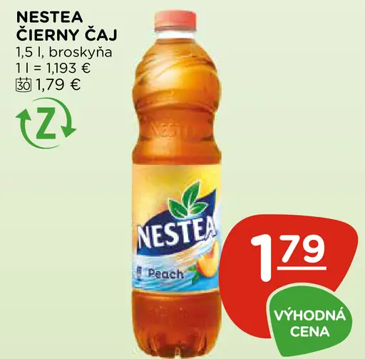 Nestea Čierny čaj, broskyňa