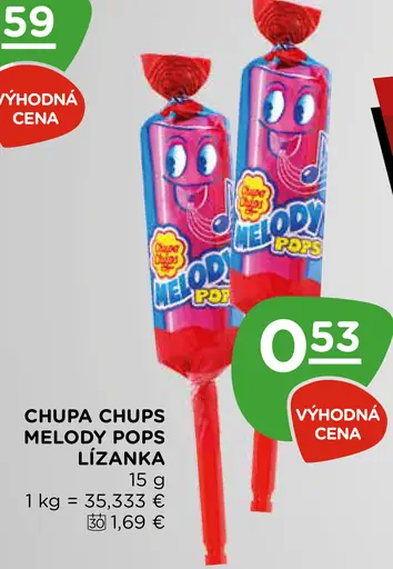Chupa Chups Melody Pops lízanka