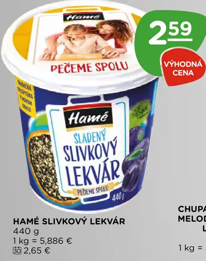 Hamé slivkový lekvár