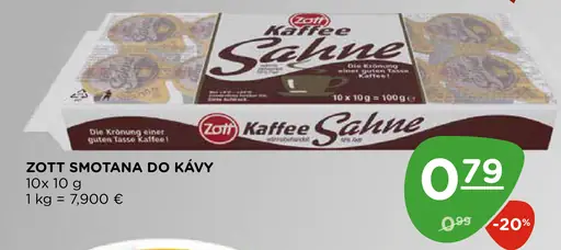 Zott Smotana do kávy
