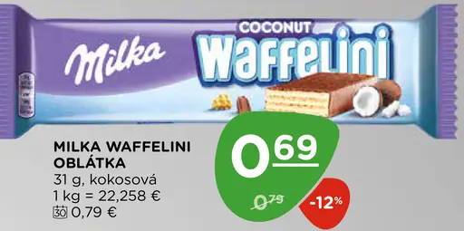 Milka Waffelini Coconut
