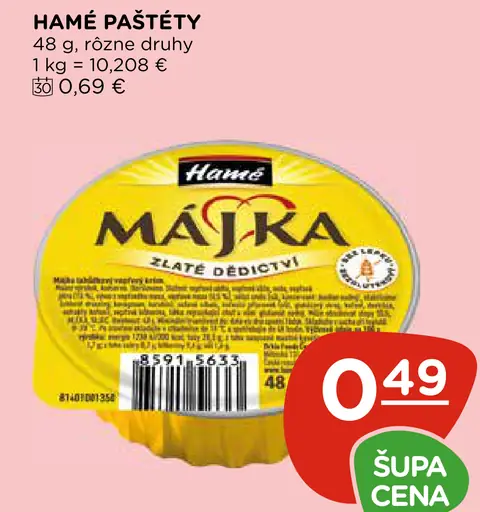 Hamé paštéty