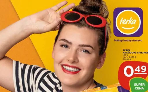 Terka Arašidové Chrumky Kukuričné