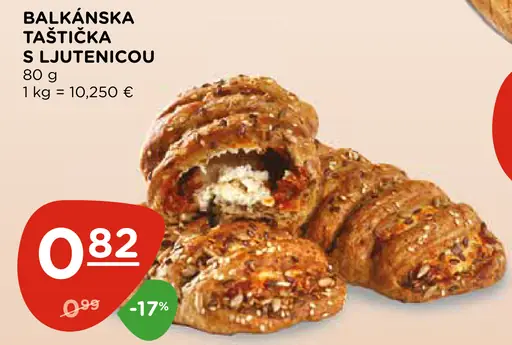Balkánska taštička s ljutenicou