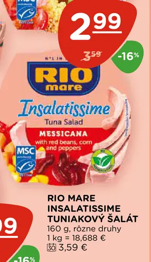 Rio Mare Insalatissime Tuna Salad Mexikana