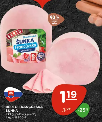 Berto francúzska šunka