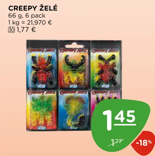 Creepy želé