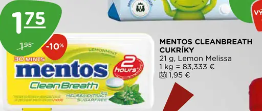 Mentos CleanBreath cukríky