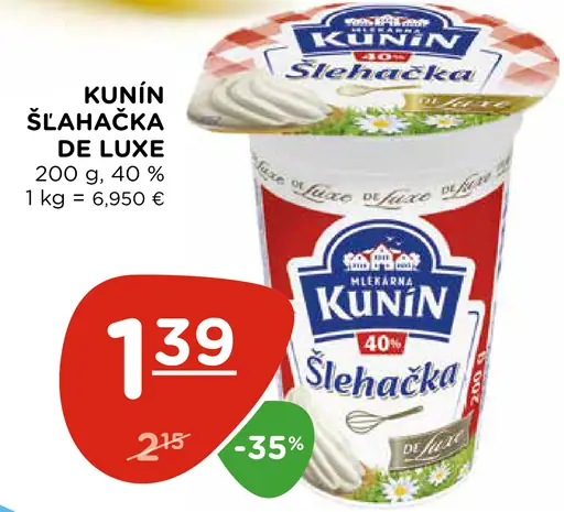 Kunín Šľahačka de Luxe