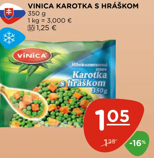 Vinica karotka s hráškom