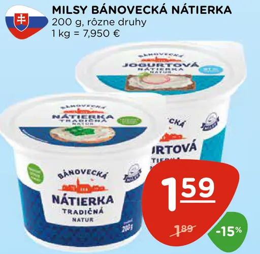 Milsy Bánovecká nátierka
