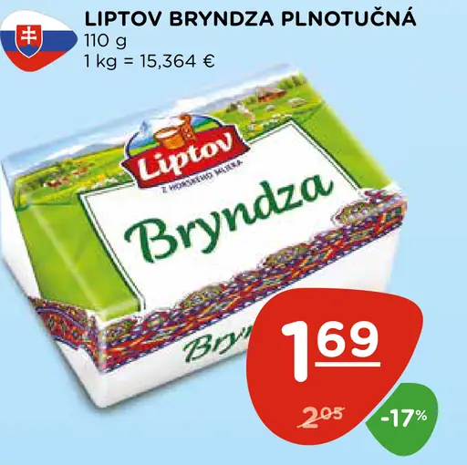 Liptov Bryndza Plnotučná