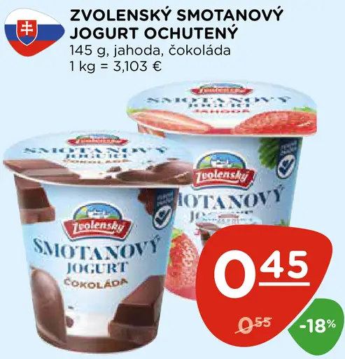 Zvolenský smotanový jogurt
