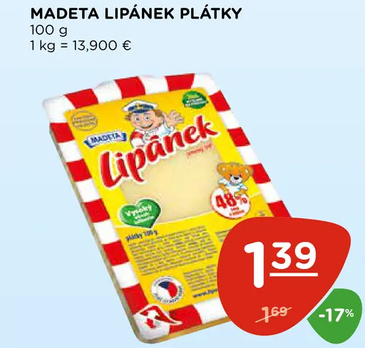 Madeta Lipánek Plátky