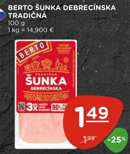 Berto Šunka Debrecínska Tradičná