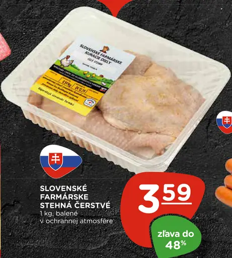 Slovenské Farmárske Stehná Čerstvé