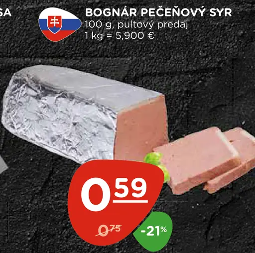 Bognár pečeňový syr