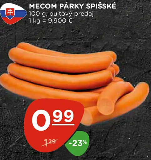 Mecom Spišské párky