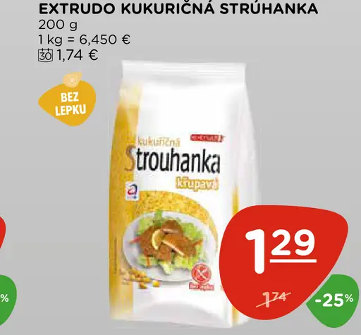 Extrudo Kukuričná strúhanka