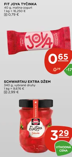 Fit Joya tyčinka malina-jogurt