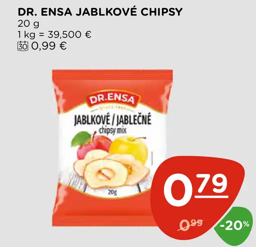 Dr. Ensa jablkové chipsy