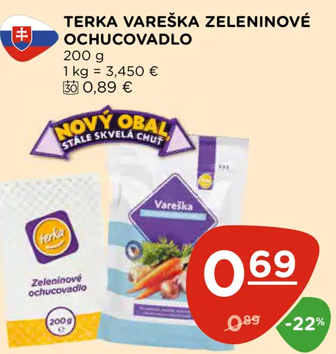 Terka Vareška zeleninové ochucovadlo