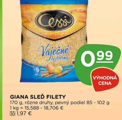 Cessi Cestoviny Vaječné