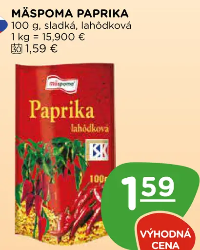 Mäspoma Paprika sladká lahôdková