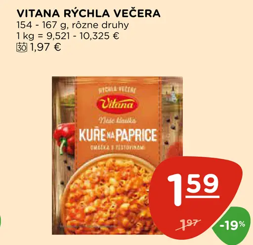 Vitana rýchla večera kura paprice