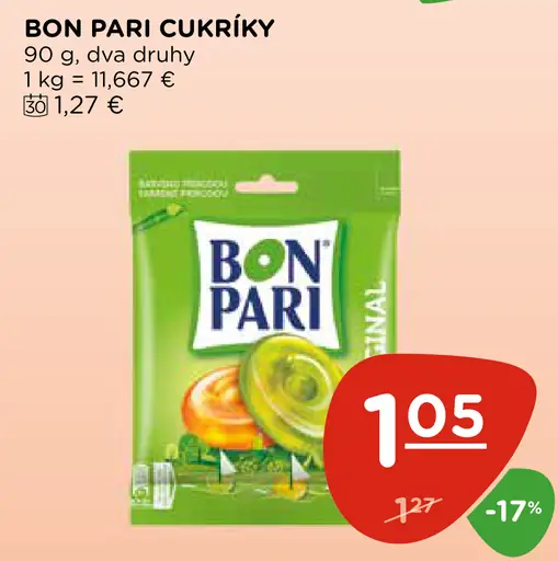 BON PARI cukríky