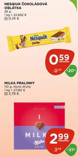 Nesquik čokoládová oblátka