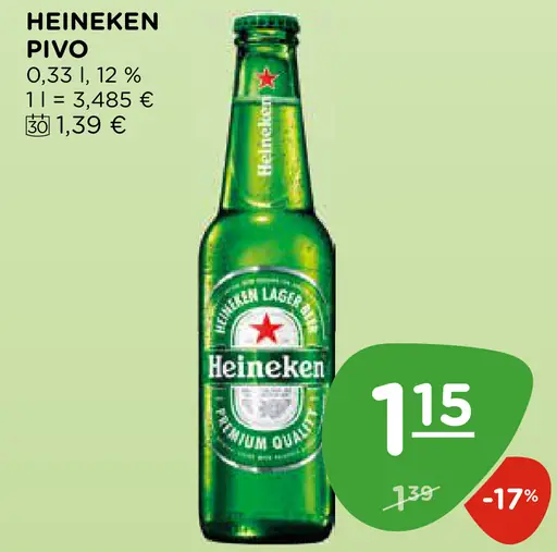 Heineken plechovka
