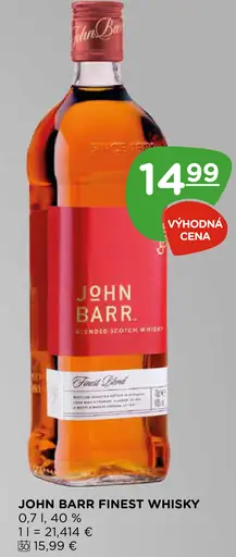 John Barr Finest whisky