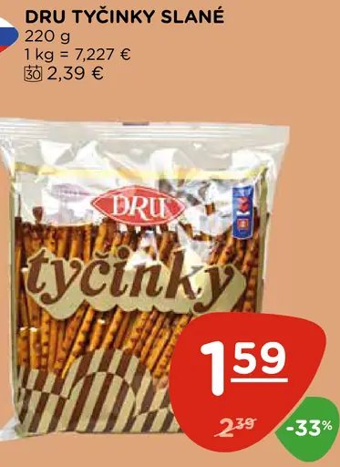 DRU tyčinky slané