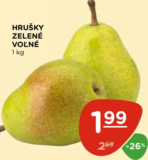 Hrušky zelené