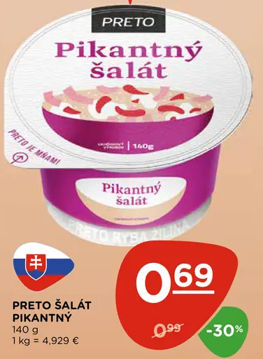 Preto šalát pikantný