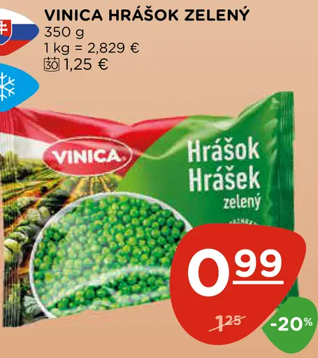 Vinica zelený hrášok