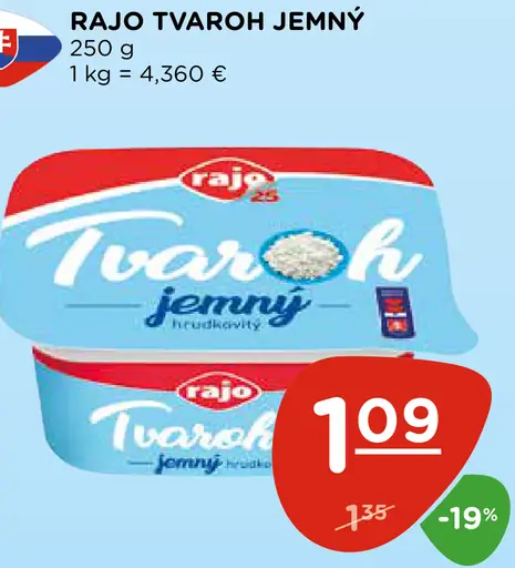Rajo Tvaroh jemný