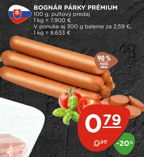 Bognár Párky premium