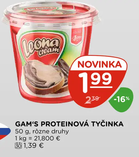 Gam's Proteínová tyčinka