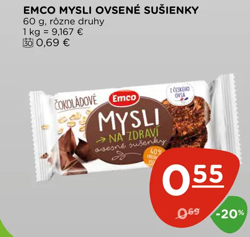 Emco Mysli ovsené sušienky