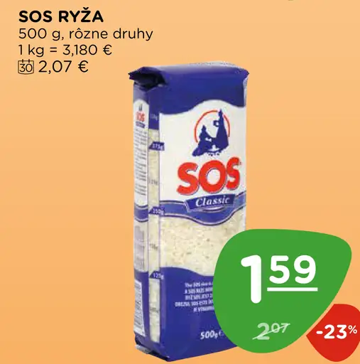 SOS ryža