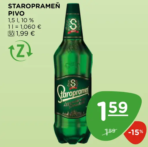 Staropramen pivo