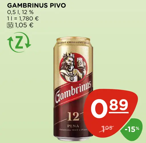 Gambrinus pivo