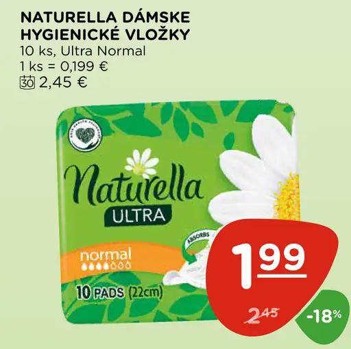 Naturella dámske hygienické vložky