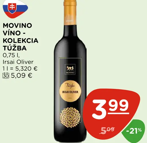 Movino Vino Kolekcia Túžba