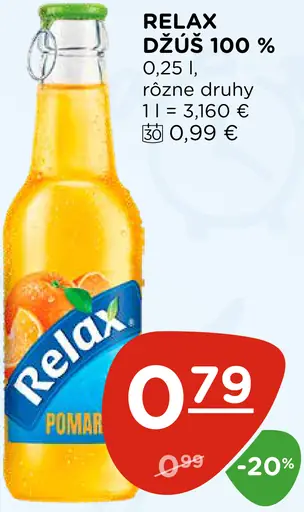 Relax 100% džús