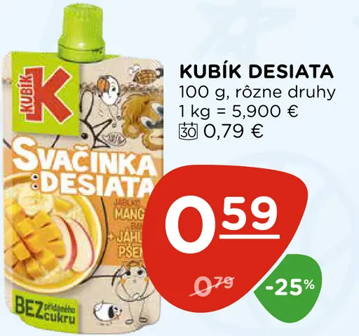 Kubík desiata