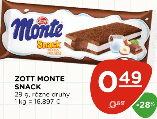 Zott Monte Snack
